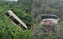 Xe khách lao xuống vực ở Tuyên Quang