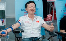 Đông đảo thành viên và đối tác của Thiên Khôi Group hăng hái hiến máu