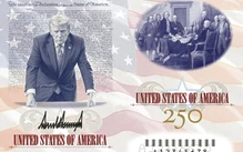 Mỹ hé lộ mẫu 'hộ chiếu yêu nước' in hình ông Trump