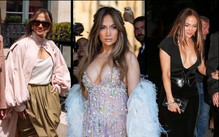 Jennifer Lopez đốt nóng Paris với loạt váy áo táo bạo