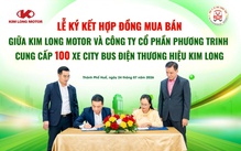 Kim Long Motor cung cấp 100 xe buýt điện cho Phương Trinh Buslines