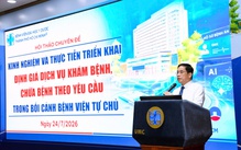 Hội thảo về định giá dịch vụ khám bệnh, chữa bệnh theo yêu cầu
