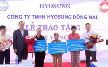 Hyosung Đồng Nai trao tặng 3 căn ‘Ngôi nhà Hy vọng’