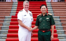 Đại tướng Nguyễn Tân Cương hội kiến Tư lệnh Bộ Tư lệnh Thái Bình Dương Mỹ