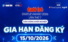 Tuổi Trẻ Startup Award 2026 gia hạn nhận hồ sơ thêm 15 ngày