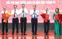 Đà Nẵng thành lập 2 đảng bộ, đổi tên Ban Tuyên giáo và Dân vận Thành ủy