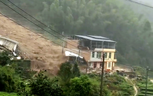 Sạt lở nghiêm trọng ở Trung Quốc, 1 người chết, 11 người mất tích