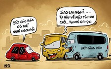 Xe hết hạn đăng kiểm mang về quê.... đưa rước học sinh