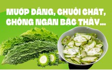 Mướp đắng, chuối chát, chống ngán bậc thầy, còn là thuốc quý
