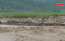 Lũ quét bất ngờ làm một người mất tích