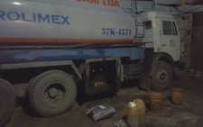 Tạm giữ nhóm rút ruột xăng dầu quy mô lớn