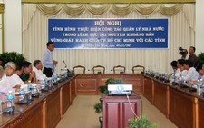 Khai thác cát trái phép vùng giáp ranh diễn ra rầm rộ
