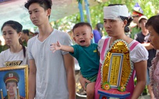 Người thân, đồng đội tiễn đưa đại úy Phạm Phi Long về đất mẹ