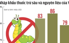 Nhập thuốc trừ sâu 'vài tỉ USD/năm mới bất thường'