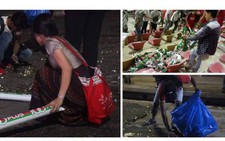 Học theo người Nhật, CĐV Myanmar dọn sạch rác sau trận đấu