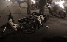 Video: Ôtô đâm hàng loạt xe máy, 1 người tử vong, nhiều người bị thương
