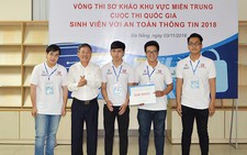 Duy Tân vô địch cuộc thi 'Sinh viên với an toàn thông tin 2018' miền Trung
