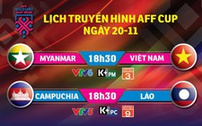Lịch trực tiếp AFF Cup 2018: Việt Nam và Myanmar tranh vé vào bán kết