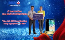 BIDV Chợ Lớn trao thưởng chương trình  