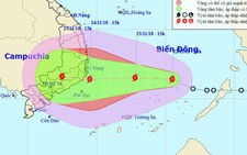 Áp thấp nhiệt đới mạnh thành bão số 9, tiếp tục mạnh lên