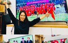 Facebook các nghệ sĩ nổi tiếng 'rộn ràng' với Việt Nam vô địch