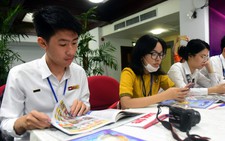 Đại biểu tàu Thanh niên Đông Nam Á - Nhật Bản thăm báo Tuổi Trẻ
