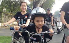Giờ Trái đất 2018: hơn 300 tình nguyện viên đạp xe kêu gọi tiết kiệm điện