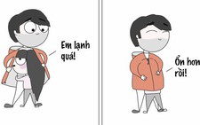 Chuyện tình dễ thương của cặp đôi 'cột đèn - máy nước'