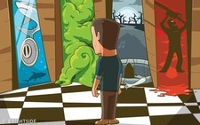 Đố vui nổ não: Làm sao để người đàn ông thoát khỏi nhà hoang?