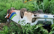 14 người Việt bị thương trong vụ lật xe khách ở Lào đã về nước