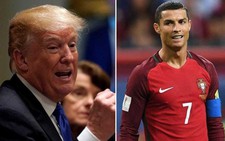 Ông Trump nói đùa Ronaldo có tiềm năng tranh cử tổng thống