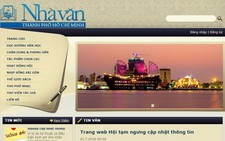 Trang web của Hội Nhà văn TP.HCM lại ngưng hoạt động