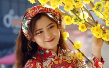 Thiếu nữ Sài Gòn lại xúng xính áo dài dạo phố đón xuân