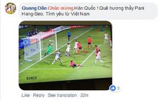 CĐV Việt áp đảo lời chúc mừng tuyển Hàn Quốc