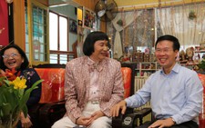 Ông Võ Văn Thưởng chúc tết văn nghệ sĩ trí thức tại TP.HCM