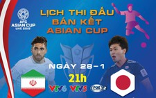 Lịch truyền hình Asian Cup 2019 ngày 28-1: 'chung kết sớm' Iran - Nhật