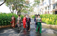 Háo hức khai mạc Hội chợ hoa xuân Phú Mỹ Hưng