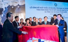 Lô sữa đầu tiên của Việt Nam xuất sang Trung Quốc
