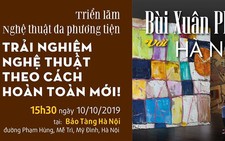 Triển lãm tranh Bùi Xuân Phái sử dụng công nghệ 3D mapping