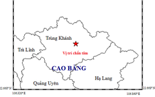 Động đất 4,7 độ Richter vừa xảy ra tại Cao Bằng vào sáng nay 28-11