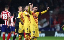 Messi ghi bàn thắng muộn giúp Barca lấy lại ngôi đầu từ Real Madrid