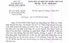 Yêu cầu cơ sở thẩm mỹ Linh Anh ngưng ngay quảng cáo khám, chữa bệnh