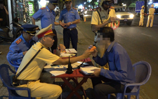 Công an quận 1 mở đợt cao điểm xử lý vi phạm nồng độ cồn, chất ma túy