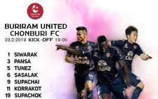 Xuân Trường thi đấu 50 phút ở trận Buriram hòa Chonburi 2-2