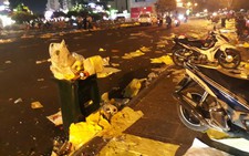 Bến Bạch Đằng rác và rác chưa từng thấy sau đêm giao thừa