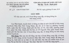 Mời chủ fanpage đến làm rõ thông tin sai sự thật về dịch tả heo châu Phi