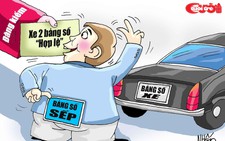 Xe 2 biển số trêu ngươi Cục Đăng kiểm