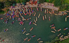 Sông núi hữu tình, hùng vĩ ở Lễ hội Tràng An 2019