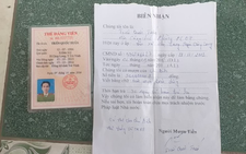 Tước quân tịch thiếu úy công an mang thẻ Đảng đi cầm 50 triệu đồng