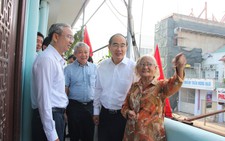 Bí thư Nguyễn Thiện Nhân thăm cán bộ, nhân dân quận 5